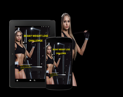 30 Day Weight Loss Challenge - Journey to a Healthier You - Digital Download eBook - Complete Guide