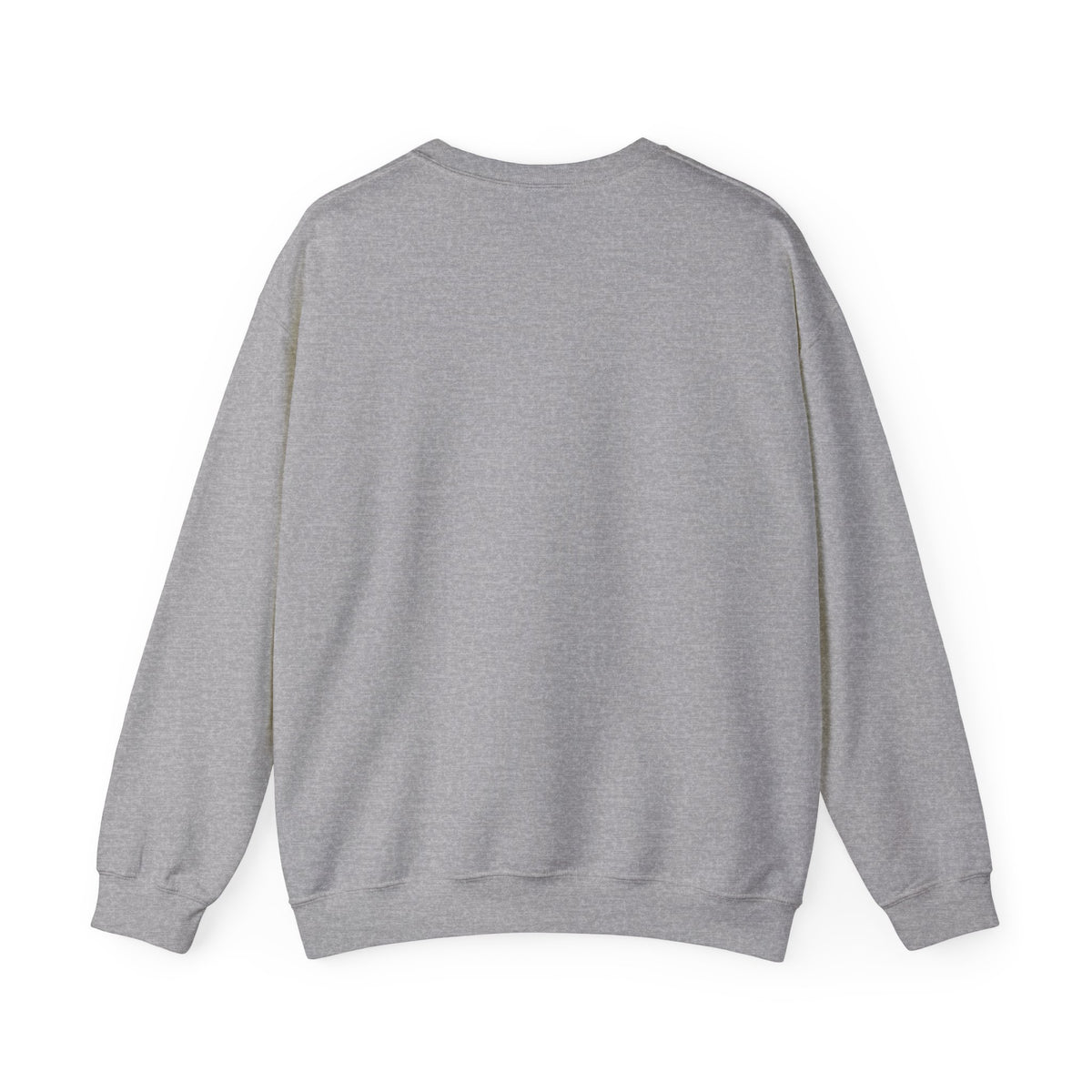 Gray sweatshirt on a white background